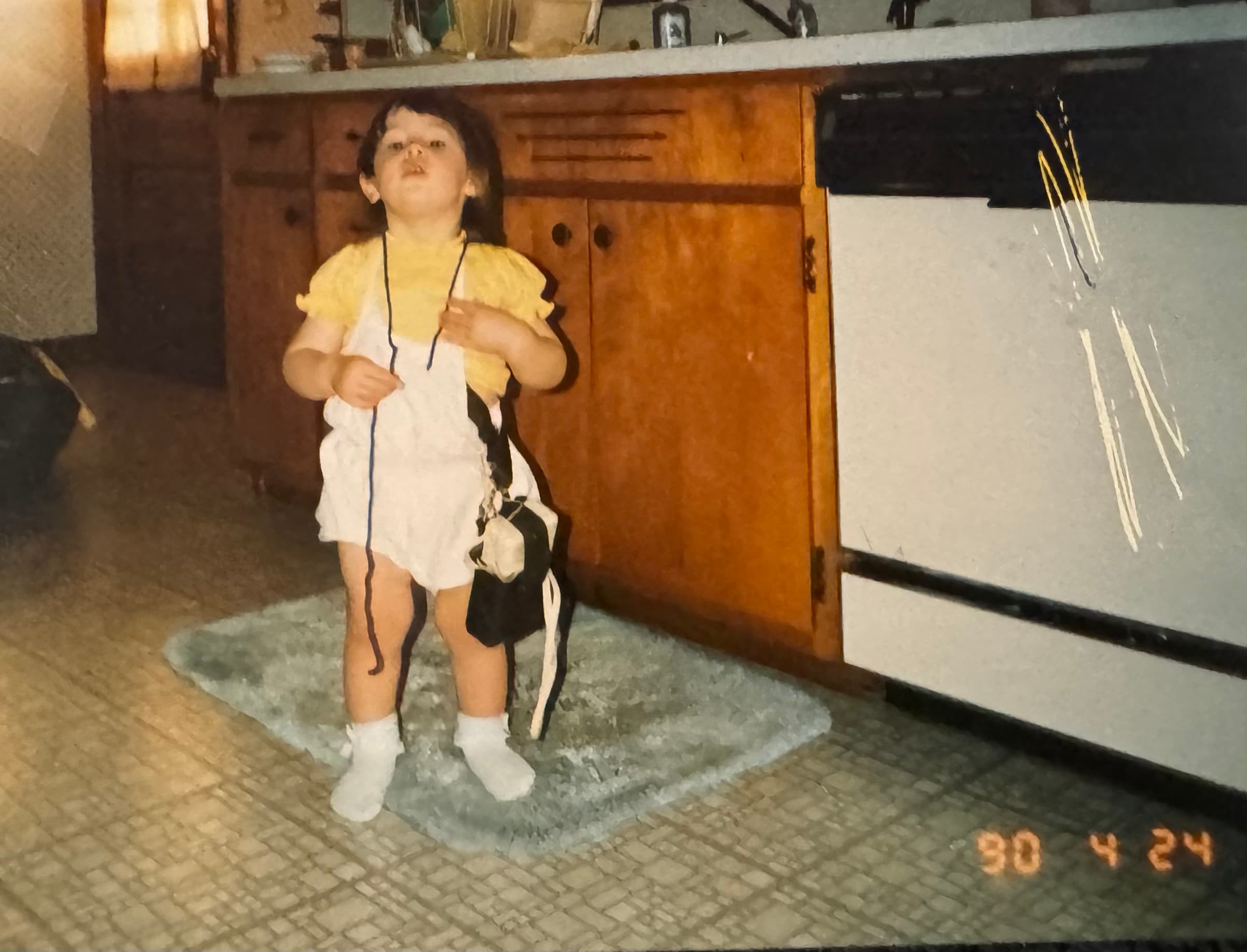 Baby Haley w/ holter monitor