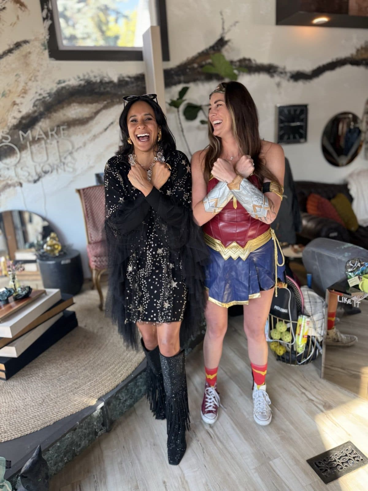 Wonder Woman, with a friend
