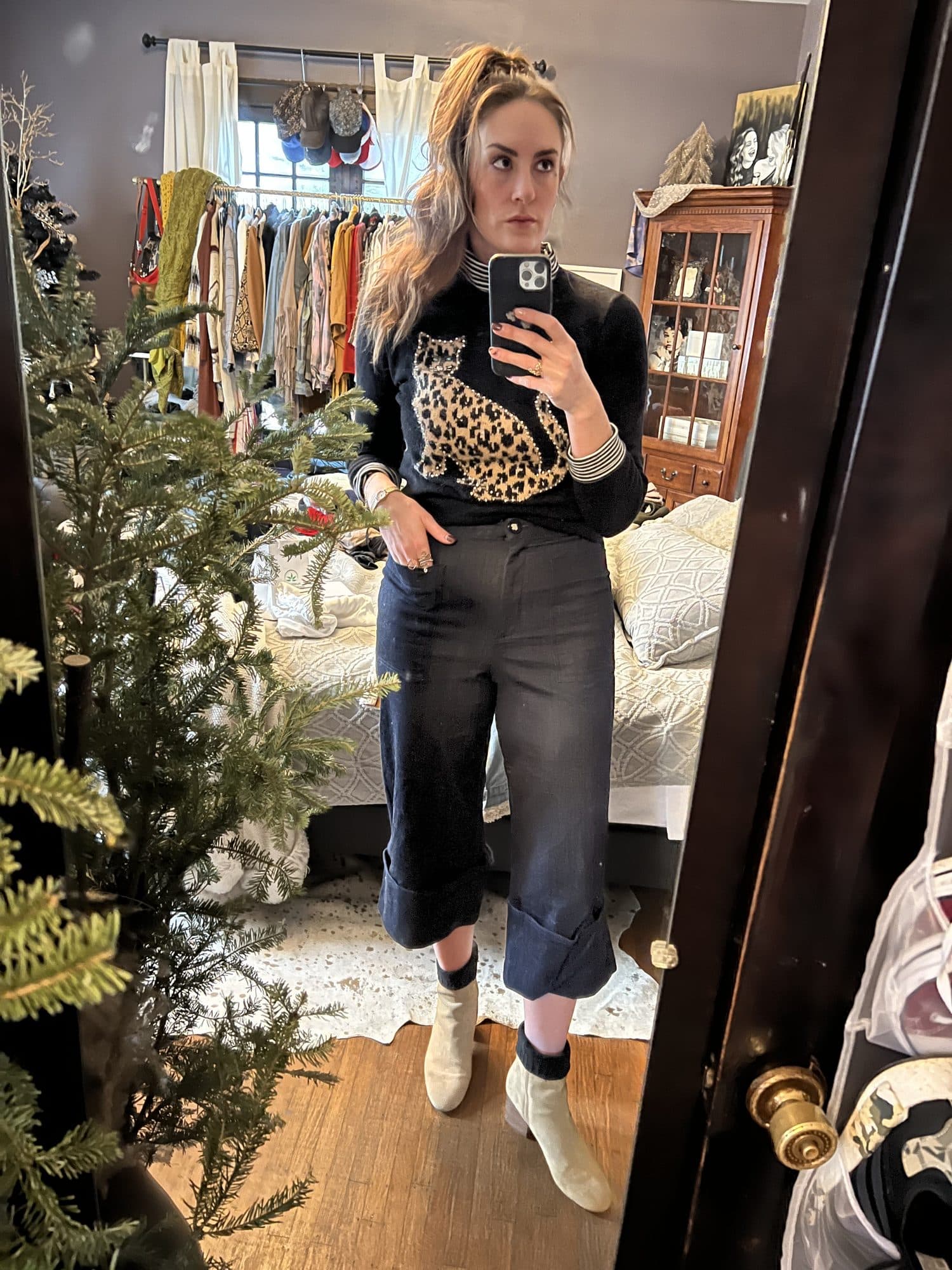 A styled look, no. 1.